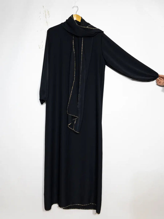 Medina Silk Abaya Pearl Hijab London