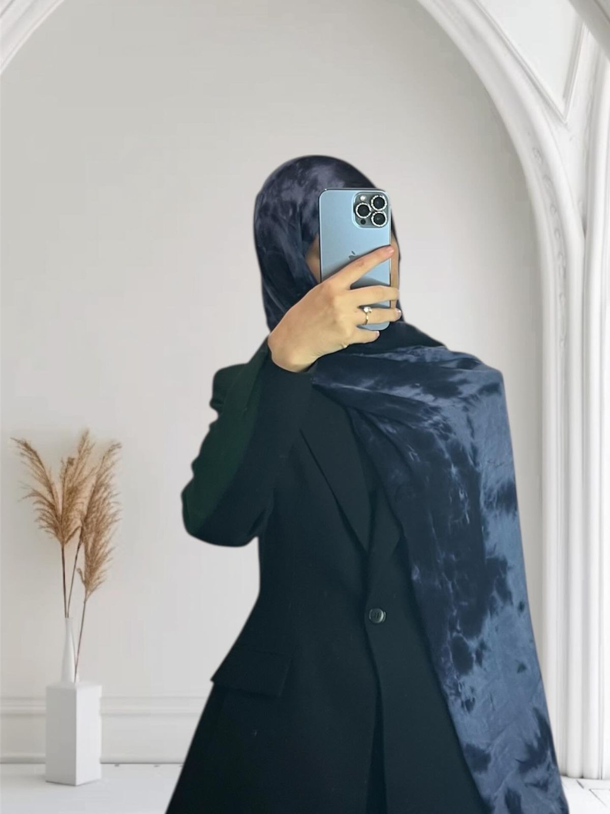 Tie Dye Modal Printed Hijab