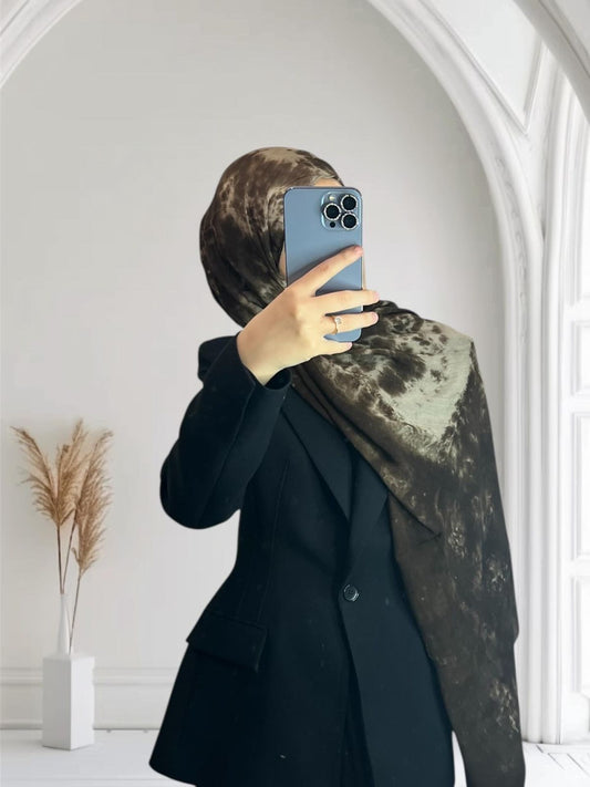 Tie Dye Modal Printed Hijab