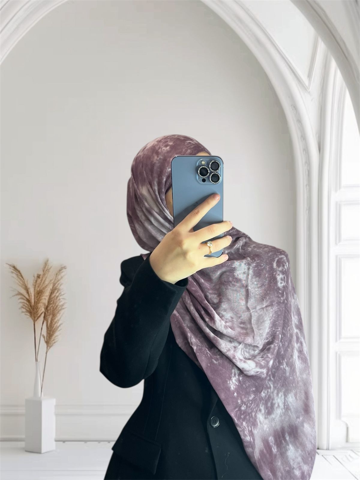 Tie Dye Modal Printed Hijab