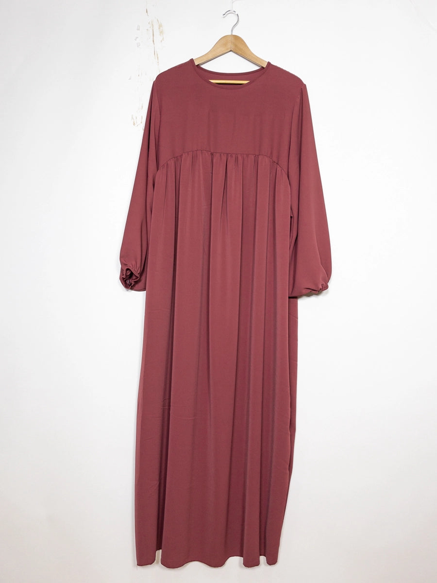 Long Medina Silk Abaya Pearl Hijab London