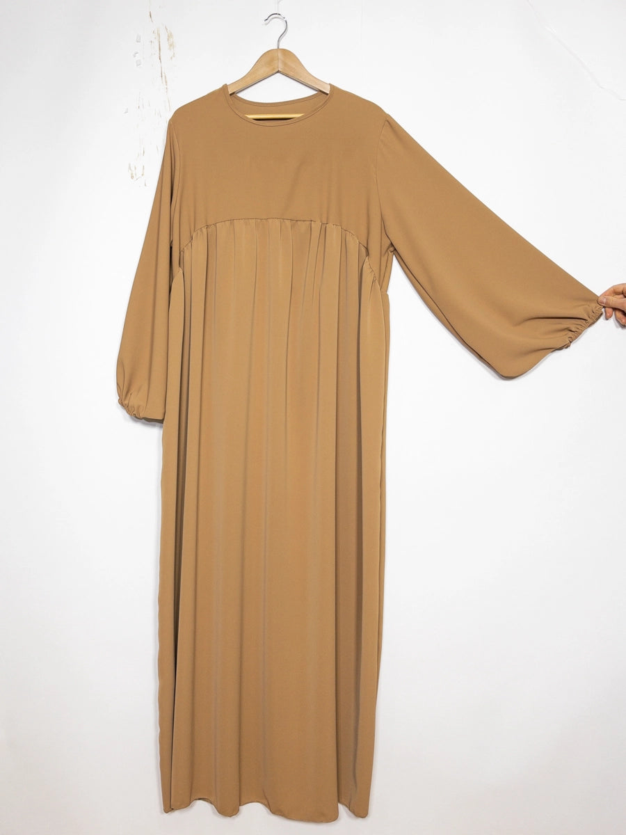 Long Medina Silk Abaya Pearl Hijab London