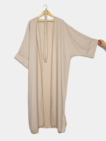 Kimono Silk Abaya Pearl Hijab London