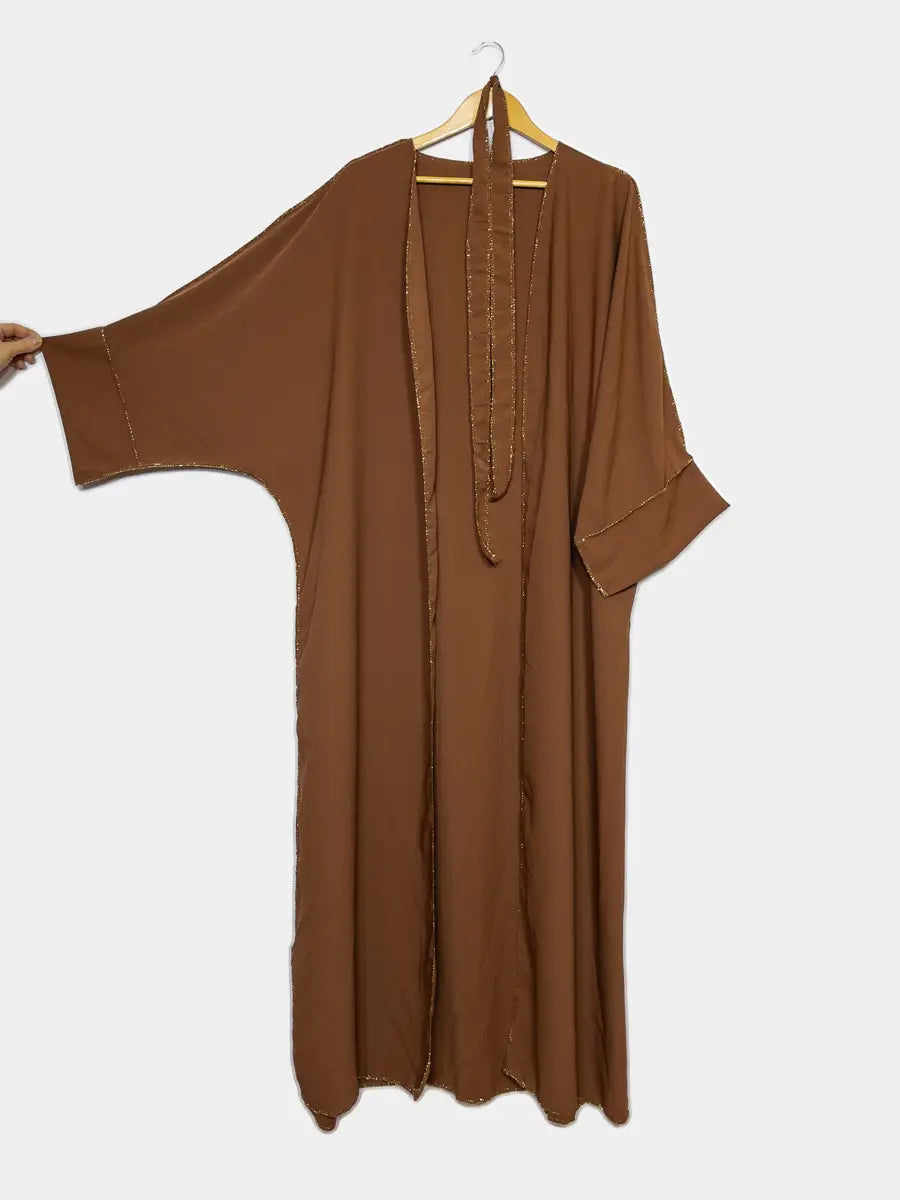 Kimono Silk Abaya Pearl Hijab London