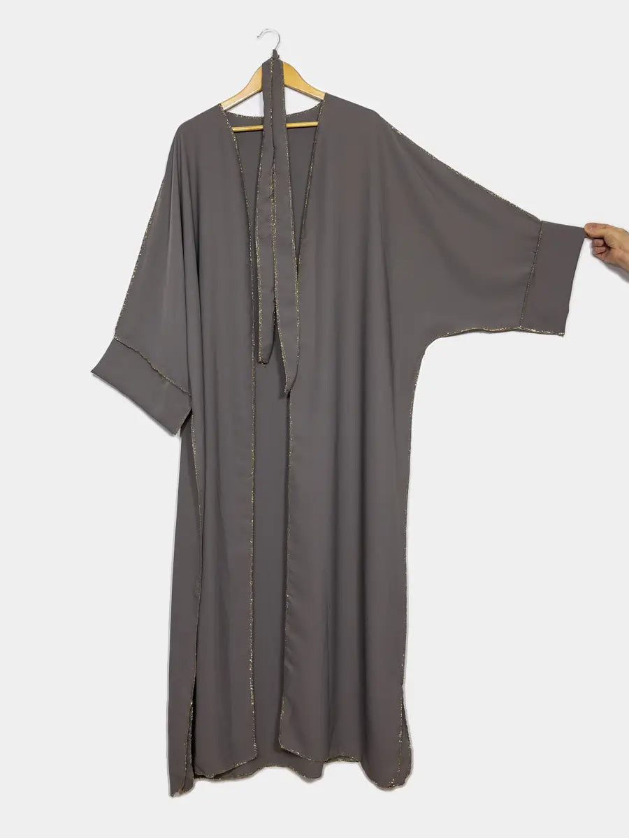 Kimono Silk Abaya Pearl Hijab London