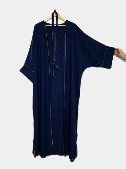 Kimono Silk Abaya Pearl Hijab London
