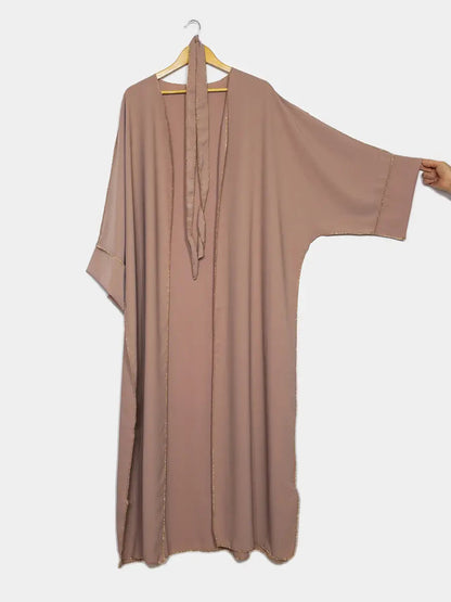 Kimono Silk Abaya Pearl Hijab London