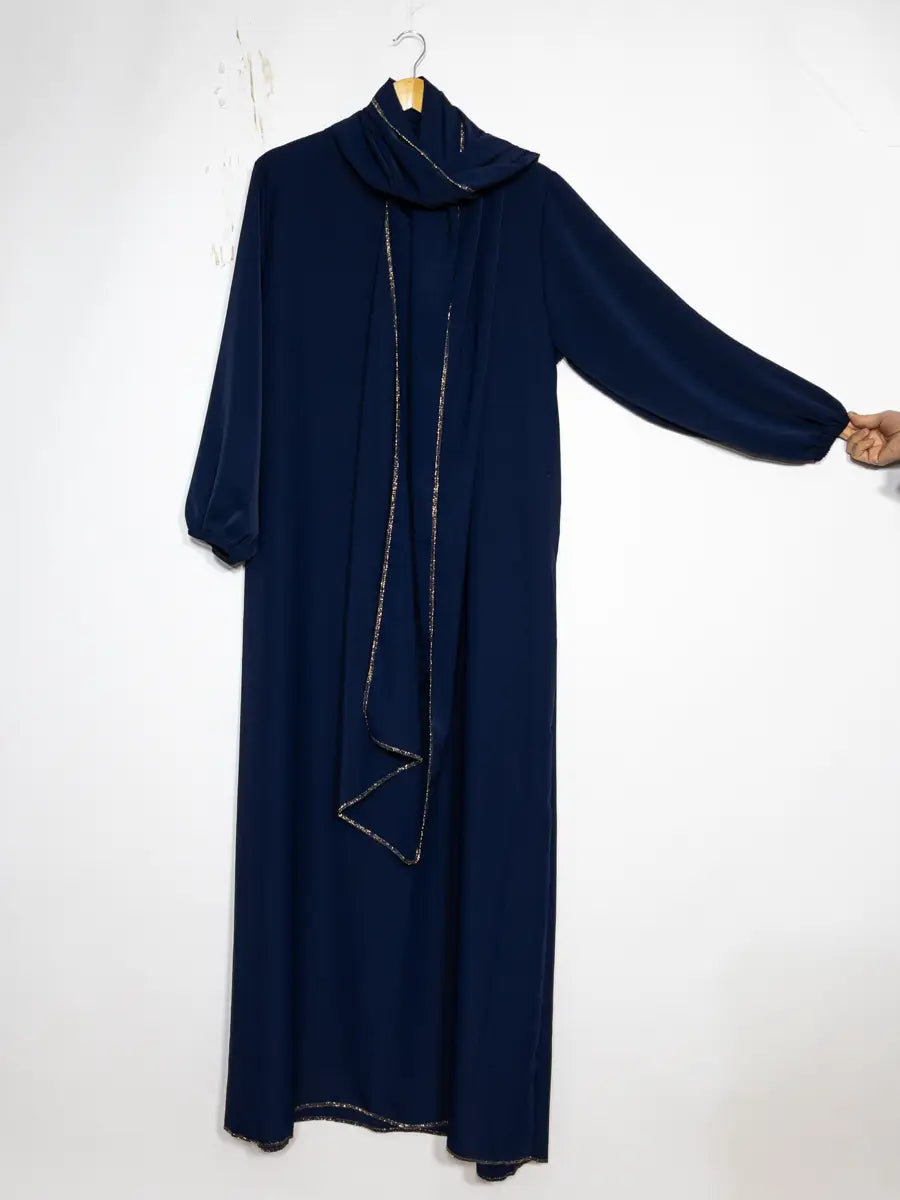 Medina Silk Abaya Pearl Hijab London