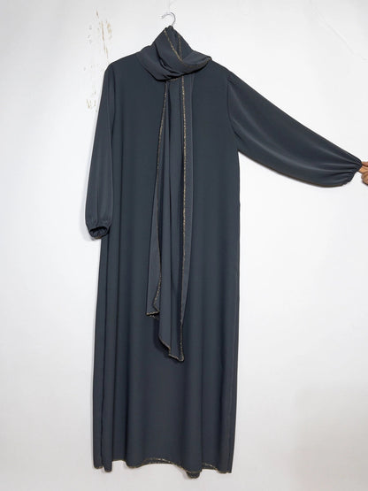 Medina Silk Abaya Pearl Hijab London