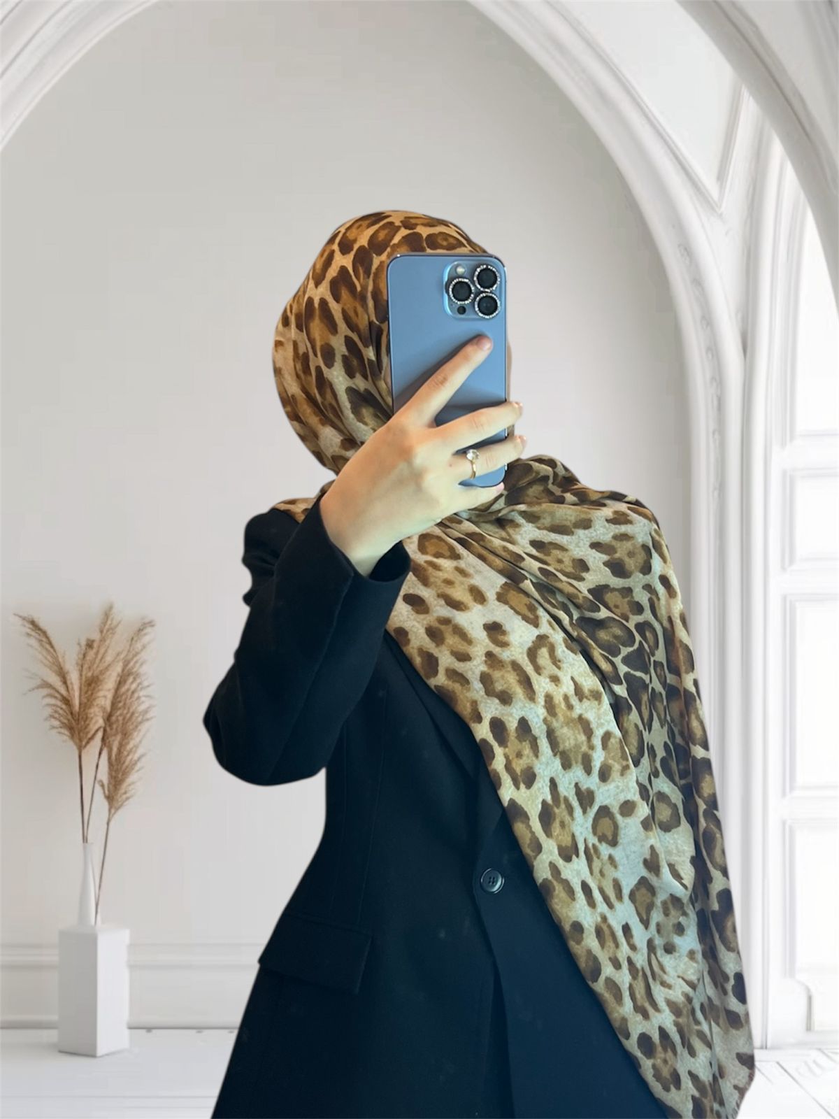 Leopard Printed Hijab