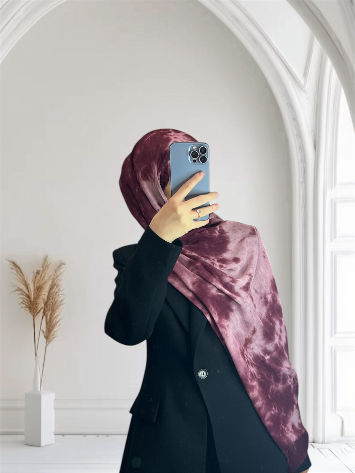 Tie Dye Modal Printed Hijab