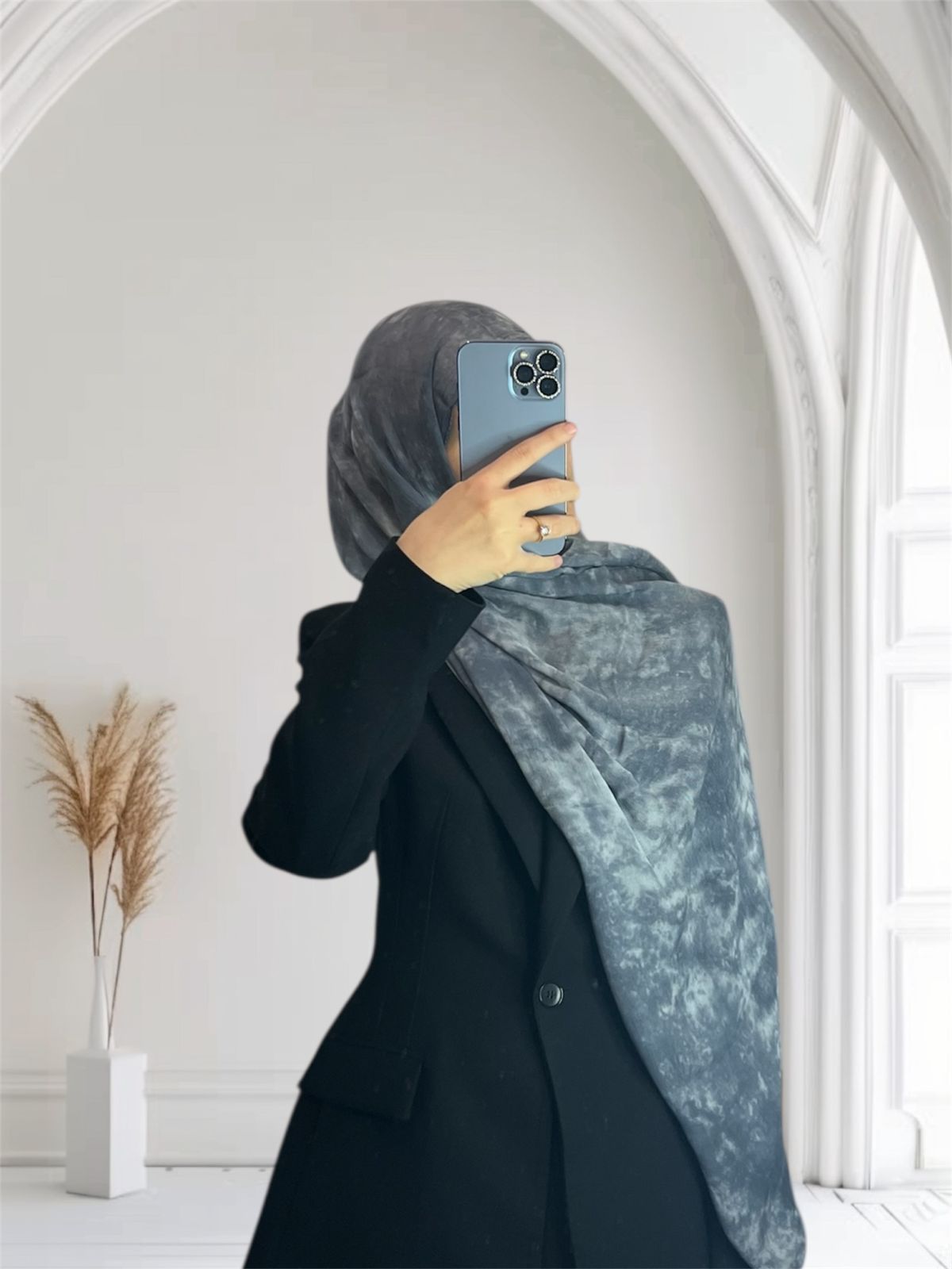 Tie Dye Modal Printed Hijab
